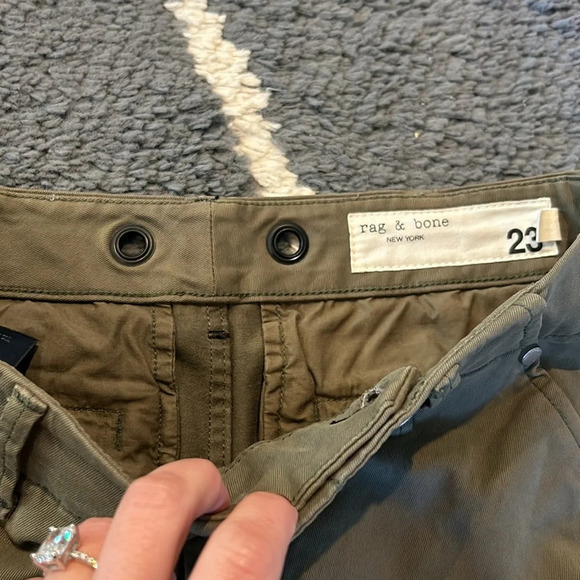 Rag and Bone Army Green Pants - Picture 4 of 7
